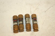 Lot of 4 Bussman Fusetron FRN-R-3 Fuses