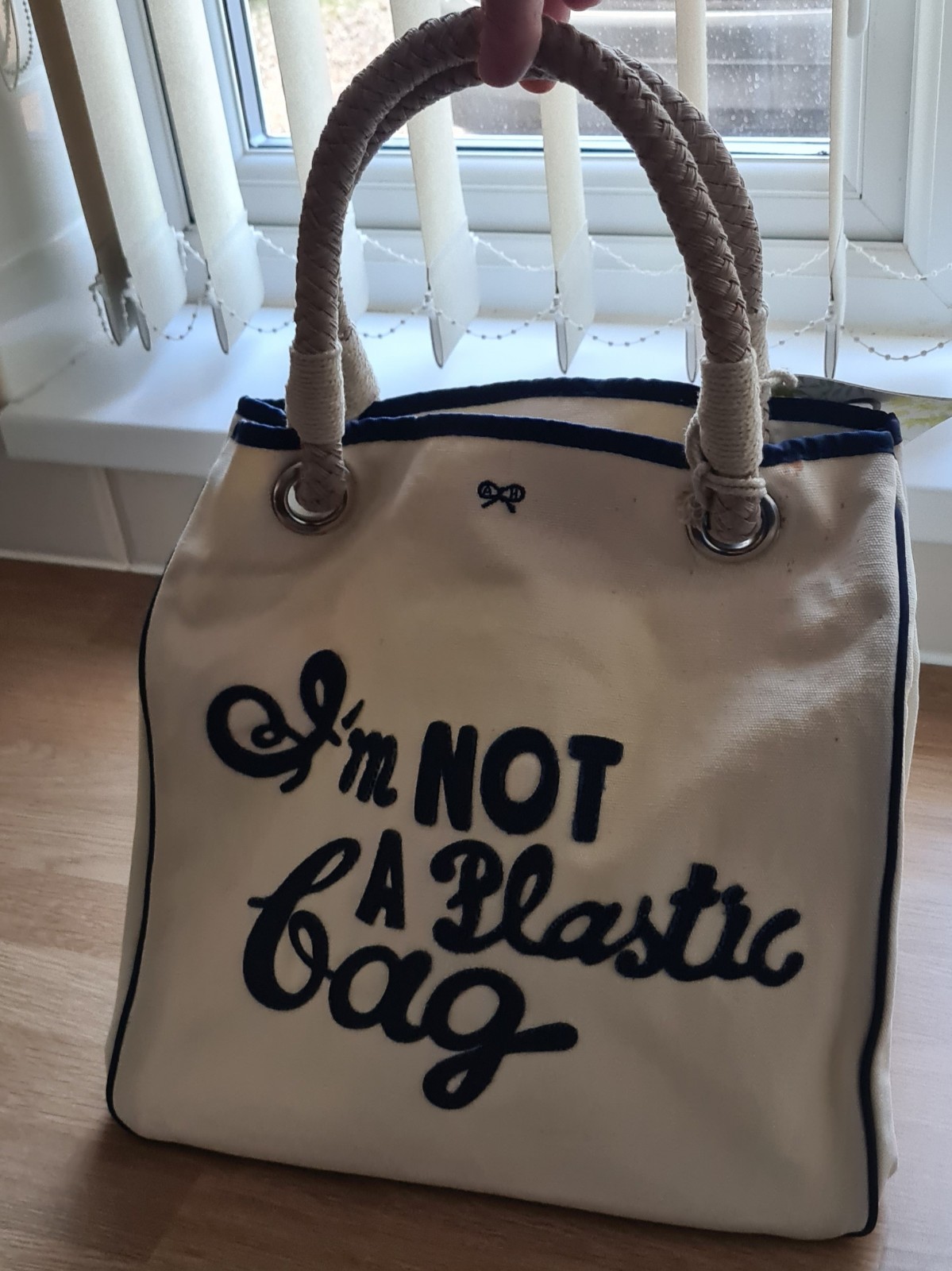 Anya Hindmarch 'I'm Not a Plastic Bag' Tote Bag New 2007 Original image 4