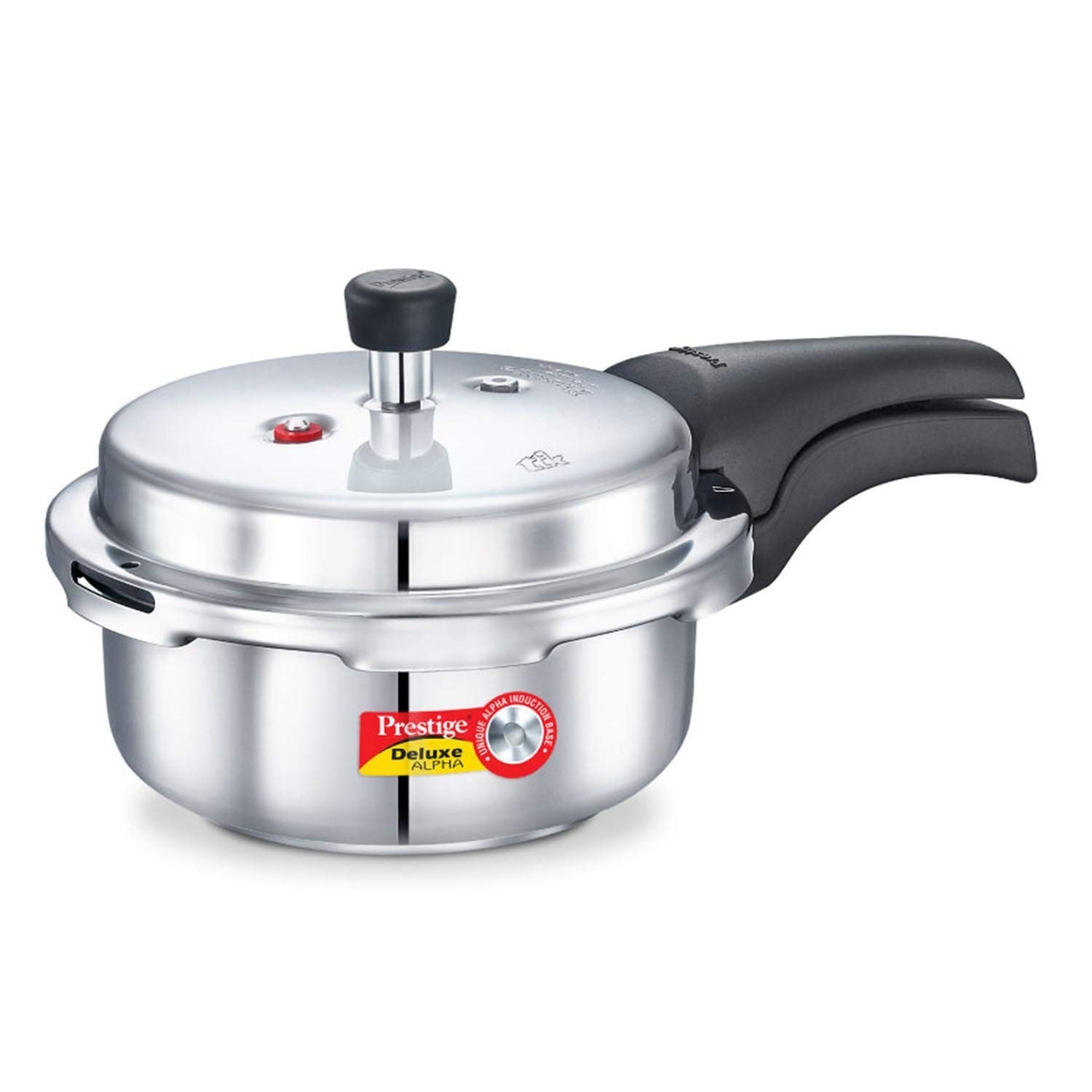 Prestige Deluxe Alpha Stainless Steel Pressure Cooker, 2 Lit