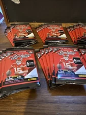 5 Pack Lot Of 2025 Panini Absolute Football Hobby Gravity Packs (CHASE KABOOMS)