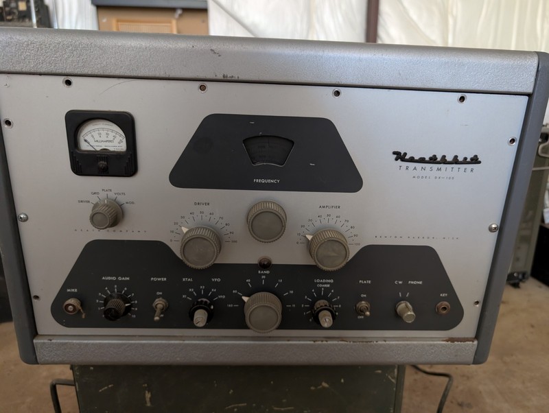 Vintage Heathkit DX-100 AM CW Ham Transmitter