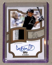 2026 Topps Flagship Autograph Patch Ichiro Suzuki Auto 31/50 #TFAP-ICH