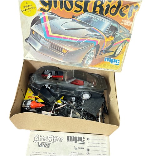 VINTAGE MPC 1/25 SCALE CORVETTE 'GHOST RIDER' MODEL KIT *PARTS* | eBay