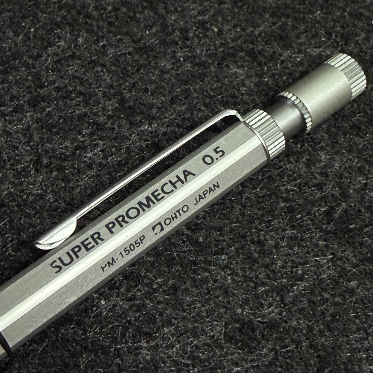 OHTO Super Promecha 0.5mm Drafting Pencil PM-1505P Silver Japan