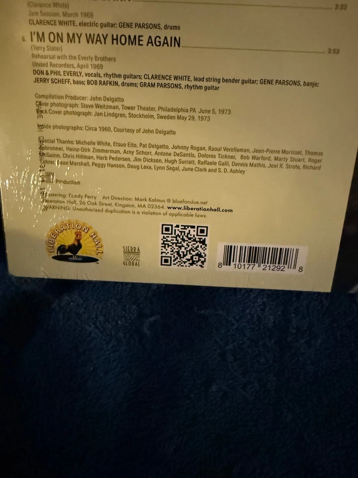 Clarence White - Melodies From A Byrd In Flyte, 1x Vinyl, RSD, Byrds, Sealed/New - Image 4 of 4