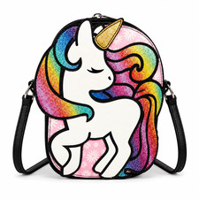 Glitter Unicorn Crossbody Bag