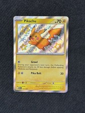 Carta Pokemon Holo Destino Paldeano Pikachu 131/091 quasi nuova
