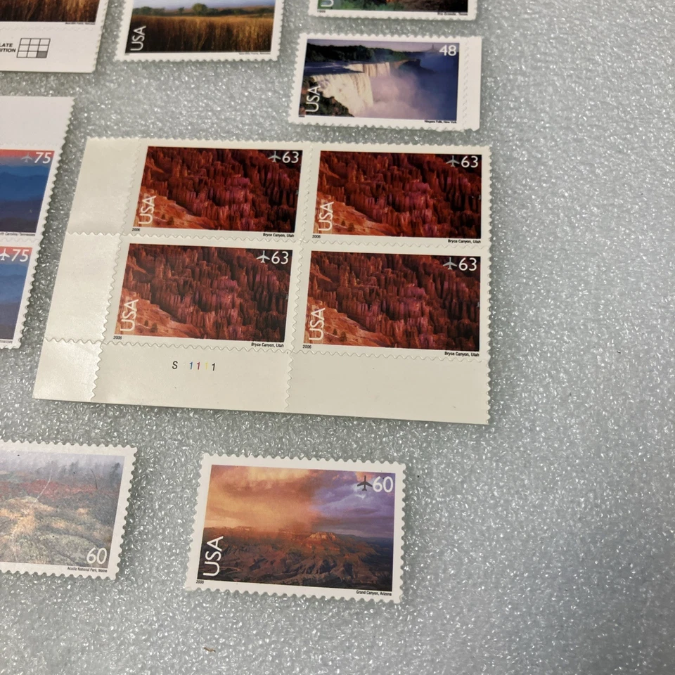 21 NEW/MNH USA Photo Air Mail Stamps singles/sheets, 1999-2007. A Deal- $1 Ships - Image 4 of 4