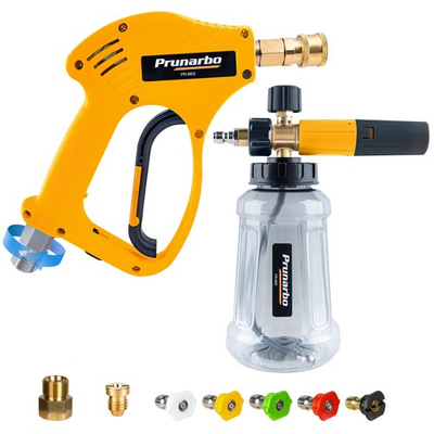 #ad Snow Foam Cannon for Pressure Washer Heavy Duty Brass Car Wash Swivel Gun 56... $52.84