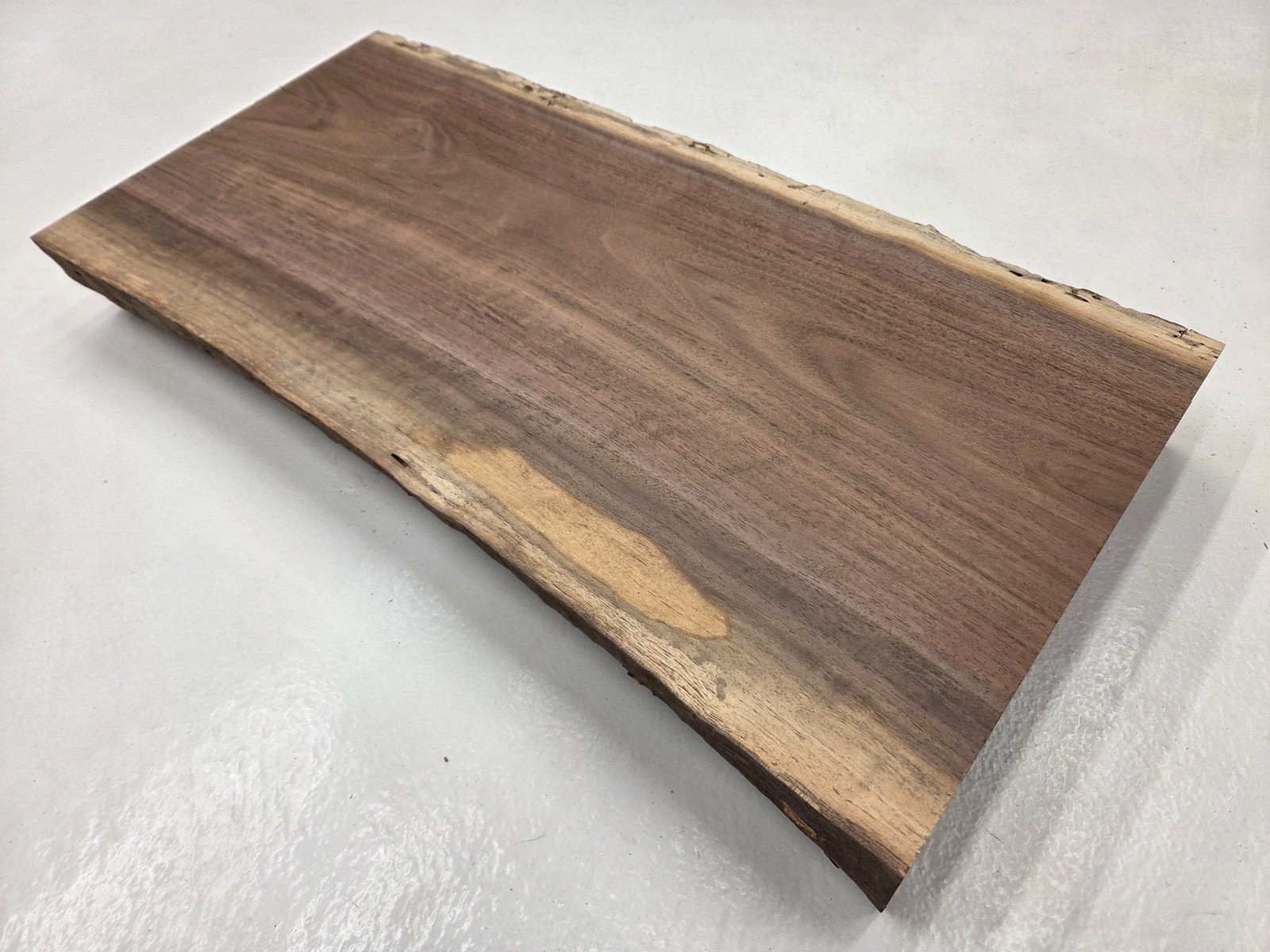 23" Very Cool  Unique Walnut Live-edge Slab Lumber Kiln-dried Wood