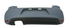 Fits VW Polo Gti 2009-2014 Rear Bumper Primed Complete W/ Spoiler Double Exhaust