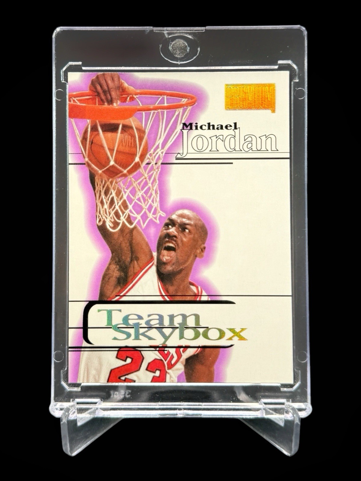 1997/98 Skybox Premium MICHAEL JORDAN “TEAM SKYBOX” HOLO FOIL SP INSERT #235 SP