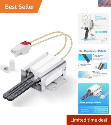 Efficient Flat Glow Bar Oven Igniter for L-G Gas Ranges - Easy Installation