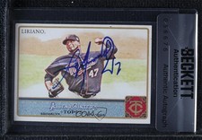 BAS 2011 Topps Allen & Ginter's Francisco Liriano #48 Seal of Authenticity ow6