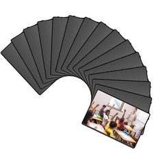 Magicfly Pack of 15 Magnetic Picture Frame with 4 x 6 inch - 15 pack, Black