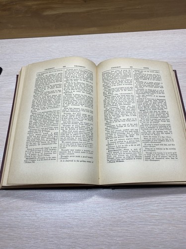 1931 Book The New Dictionary of Thoughts A Cyclopedia of Quotations 732pgs - Picture 14 of 15