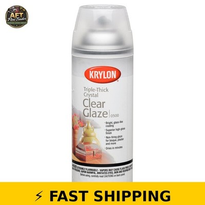 Krylon Triple Thick Clear Glaze Aerosol Spray 12oz - High-Gloss Finish