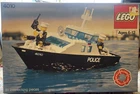 1987 Vintage Lego Set 4010 Police Rescue Boat  W/Box And Manual* Incomplete