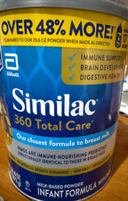 4 cans Similac 360 Total Care 30.8oz EXP: 2027