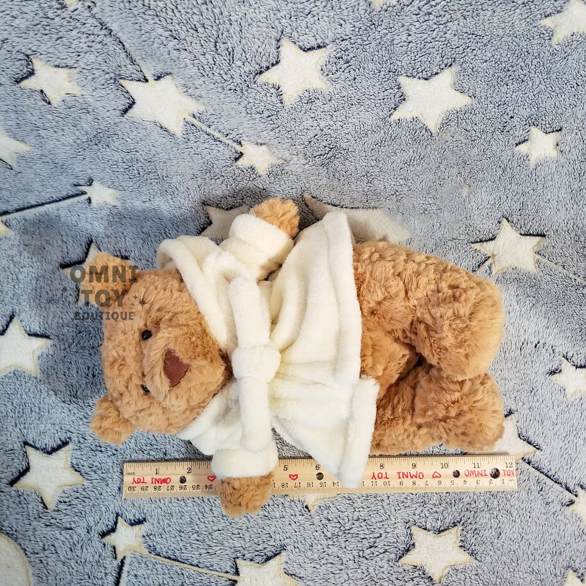 Jellycat BATHROBE BARTHOLOMEW BEAR NWT Collectible Plush Toy