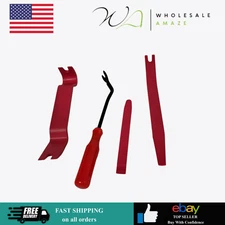 GOOACC 4 PCS Nylon Auto Trim Removal Tool Kit No-Scratch Removal Tool Kit