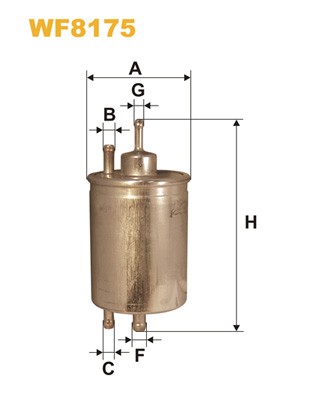 Fuel Filter fits MERCEDES Wix 0024773001 0024773101 0024776401 A0024773001 New - Picture 2 of 2