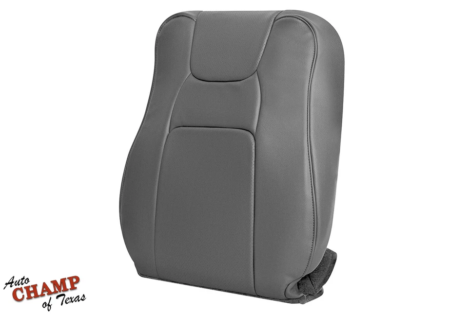 2006-2008 Honda Ridgeline -Driver Side Lean Back Leather Seat Cover Gray Perf - Image 4 of 4