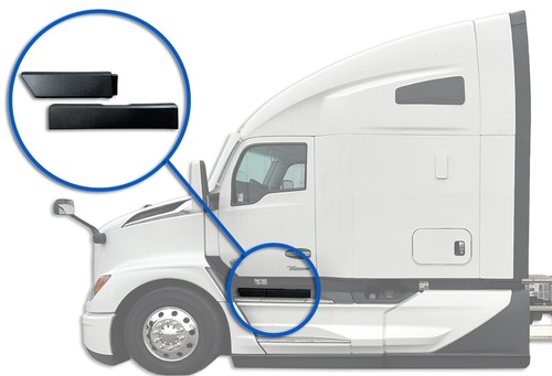 Juego de paneles de patada superior A33-1247, A33-1248 lado del conductor izquierdo Kenworth T680 2022+ - Imagen 3 de 11