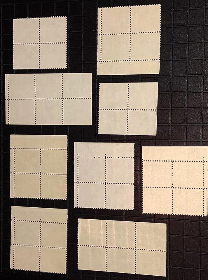 39 Frank Lloyd Wright 2¢ Scott 1280a US Postage Stamps Blocks MNHOG 1280c 1968 - Image 2 of 2