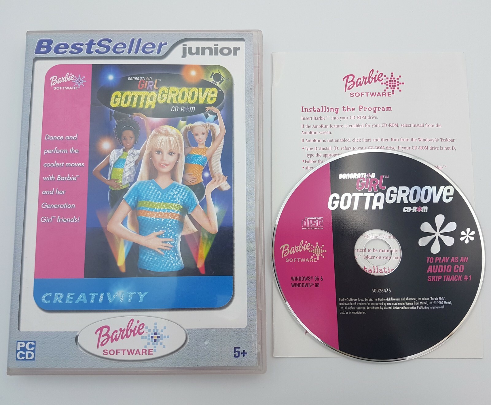 Barbie Generation Girl: Gotta Groove - PC CD-ROM - Bestseller Junior - Fast P&P!