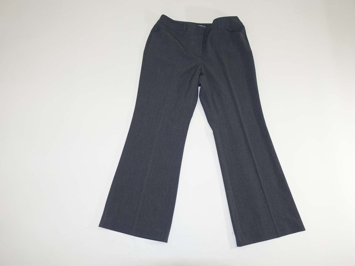 grey flare dress pants Editor Mid Rise Flare Pant