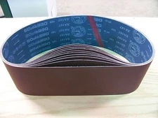 PREMIUM  A/O,  X-WEIGHT  SANDING  BELTS  6" X 89",  5 - PACK,  80-GRIT