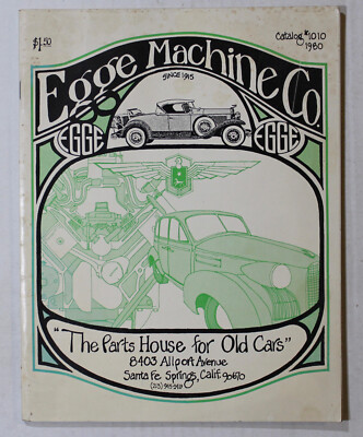 Egge Machine Co. Parts Book ~ 1980 ~ Catalog # 1010