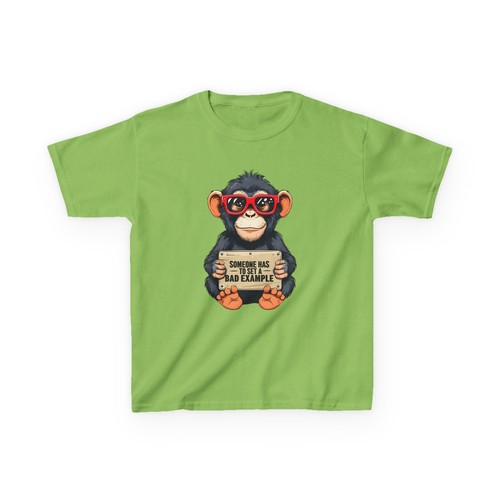 Funny Monkey Kids Tee, Cute Gift for Animal Lover, Birthday T-Shirt for - Picture 12 of 29
