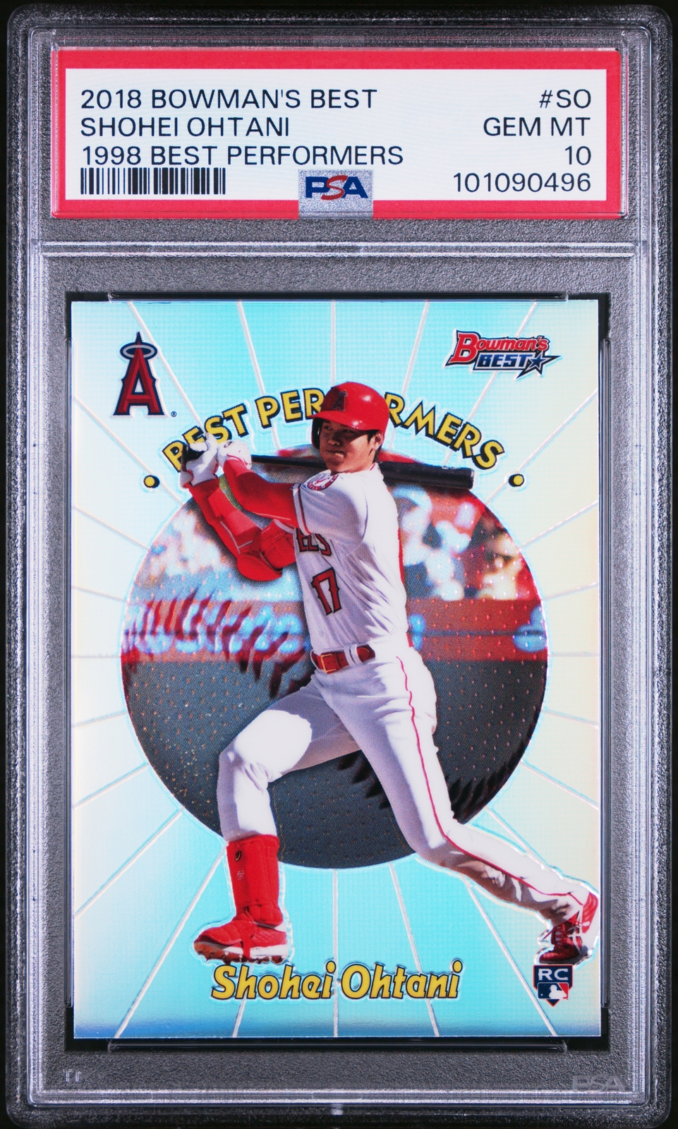 大谷翔平 2018 Bowman's Best 1998 Performers