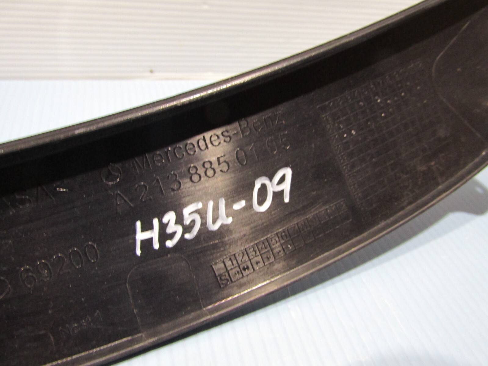 2021 MERCEDES E W213 AMG SIDE SPOILER FRONT BUMPER LEFT 