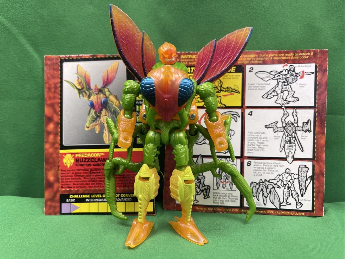Kenner Beast Wars Transformers Fuzors Buzzclaw Transformer Kenner Beast Wars Transformers Fuzors Buzzclaw Transformer