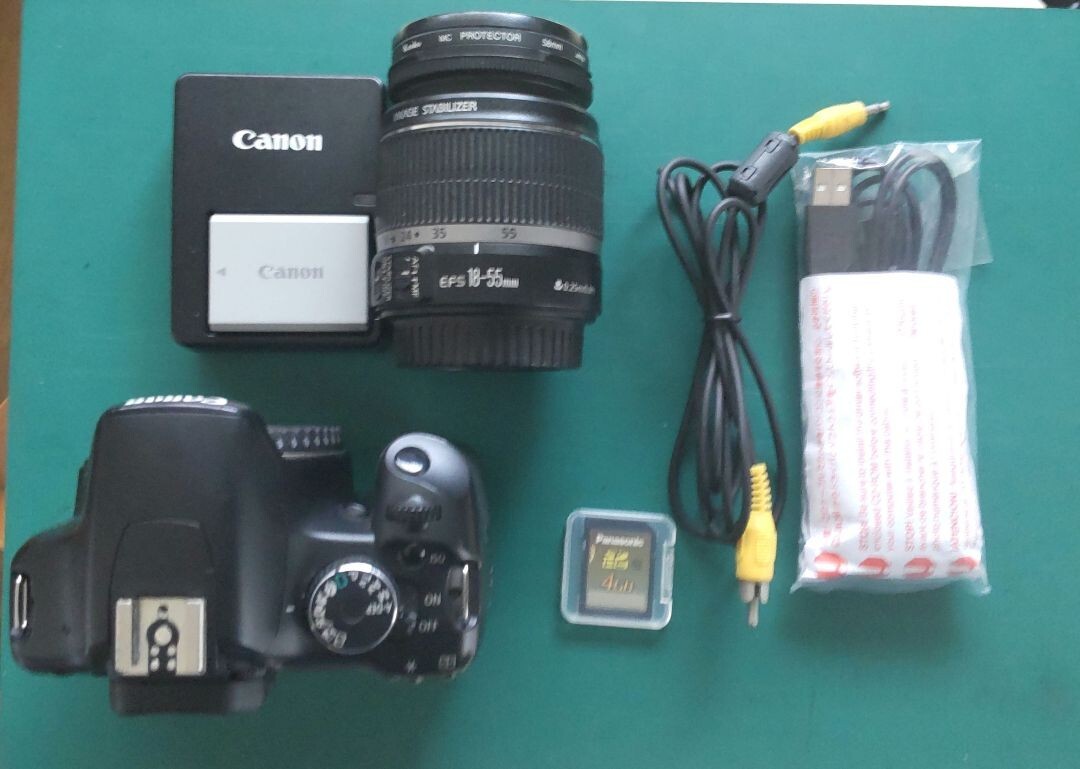 Near MINT] Canon EOS Kiss X2 DSLR Camera EF-S 18-55mm F3.5
