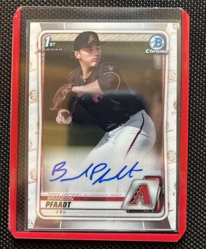 2020 Bowman Draft Brandon Pfaadt Rookie Auto