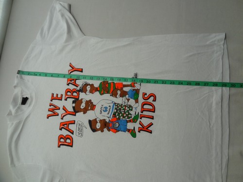 We Bay-Bay Kids XL Single Stitch Tee T-Shirt Bebe's Small World 90s Made in USA - Picture 5 of 14