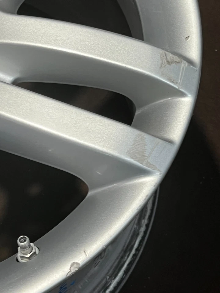 2007 - 2013 Audi Q7 заводской OEM обод колеса серебро 18 дюймов 4L0601025 8.5Jx18 #1 - Изображение 4 из 4