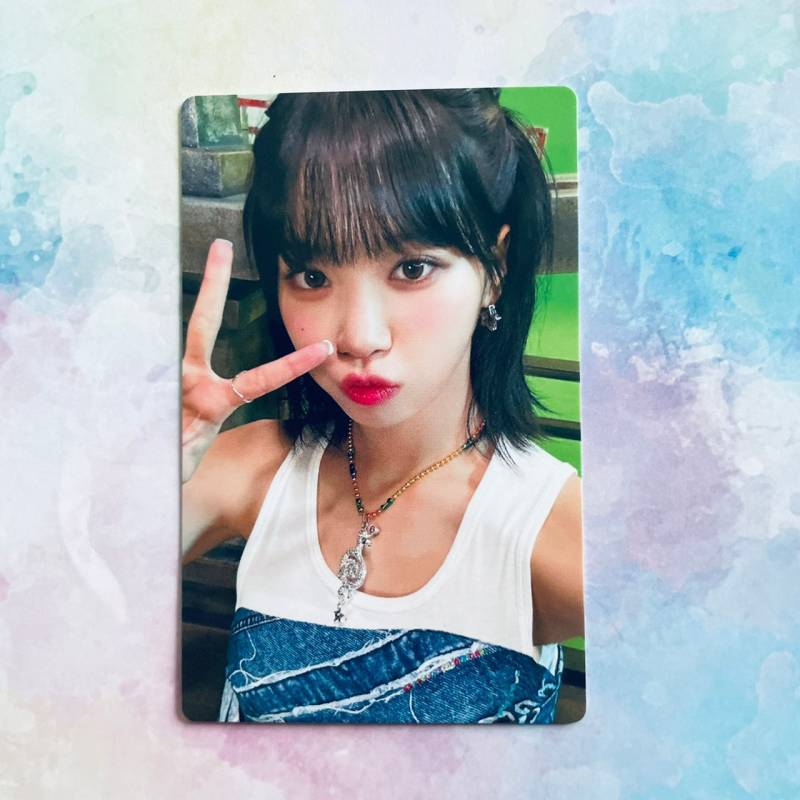 LE SSERAFIM UNFORGIVEN JAPAN 2ND SINGLE Photo card Weverse