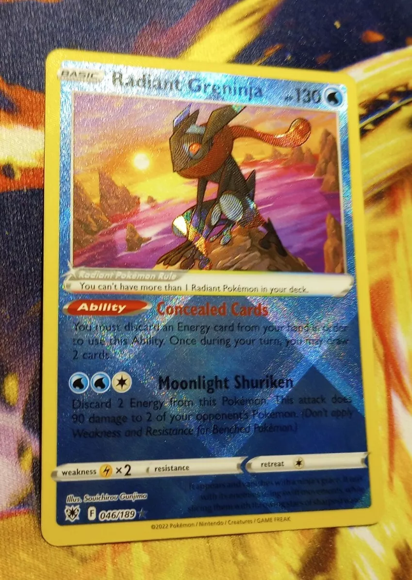 Pokémon TCG Triple Play: Radiant Greninja from Sword & Shield—Astral  Radiance