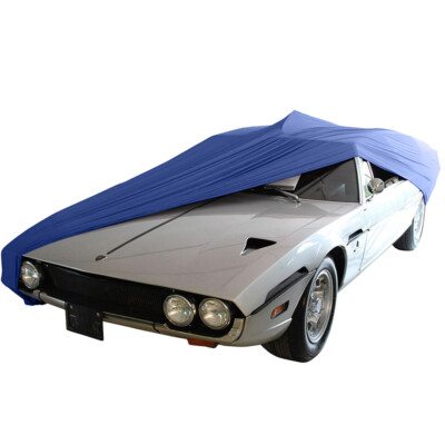 Indoor car cover fits Lamborghini Espada bespoke Le Mans Blue cover Without m...