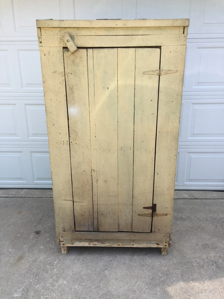 Antique Primitive Painted Jelly Cabinet