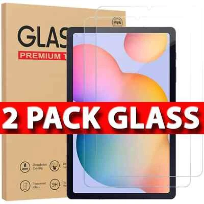 SBOX 2 PACK Tempered Glass Screen Protector for Samsung Galaxy Tab A9 Plus S9 FE S8