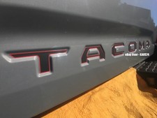 Toyota Tacoma Tailgate Decals - SR4 4X4 TRD PRO LIMITED. 16 17 18 19