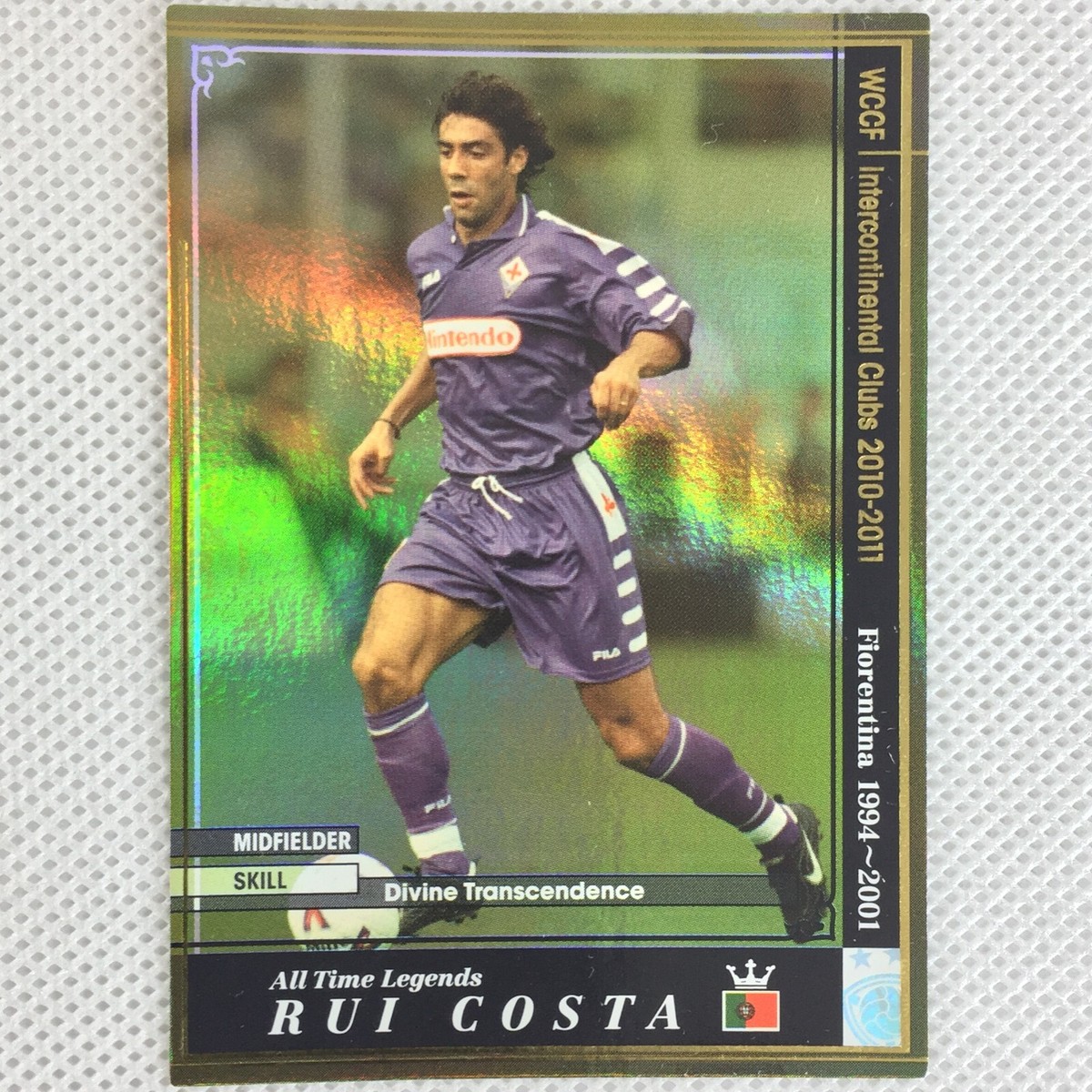Panini WCCF 2010-11 Rui Costa Legends Fiorentina ATLE AC Milan 