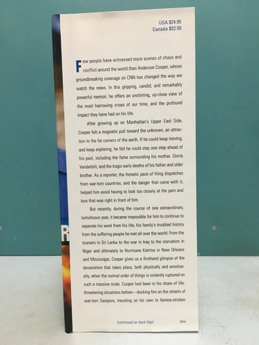 "Dispatches from the Edge" by Anderson Cooper 1st/1st HCDJ 2005 TV Journalism - Bild 4 von 13