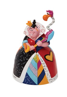 Disney Showcase Romero Britto Queen of Hearts Alice in Wonderland 8'' 6008525